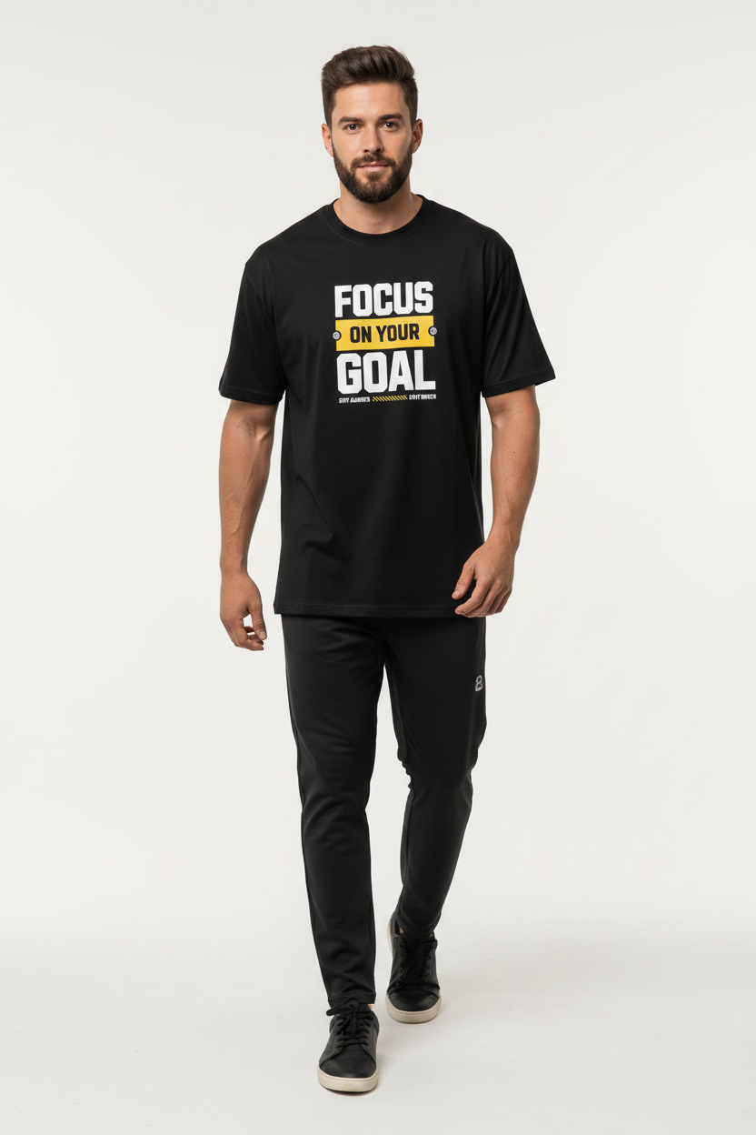 Focus On Your Goal Oversized T-Shirt