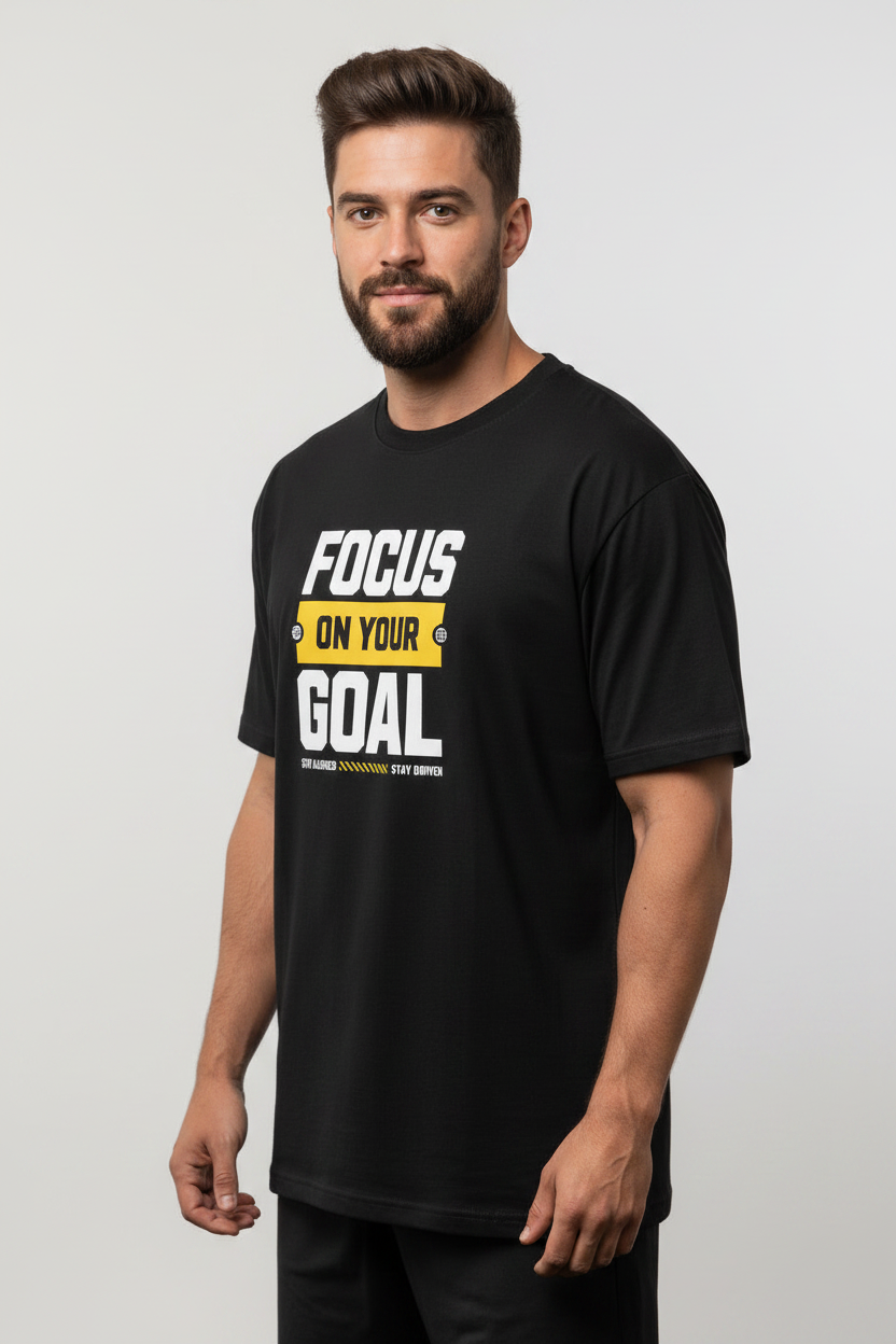 Focus On Your Goal Oversized T-Shirt