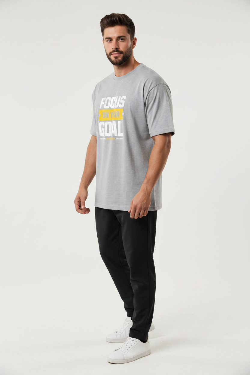 Focus On Your Goal Oversized T-Shirt