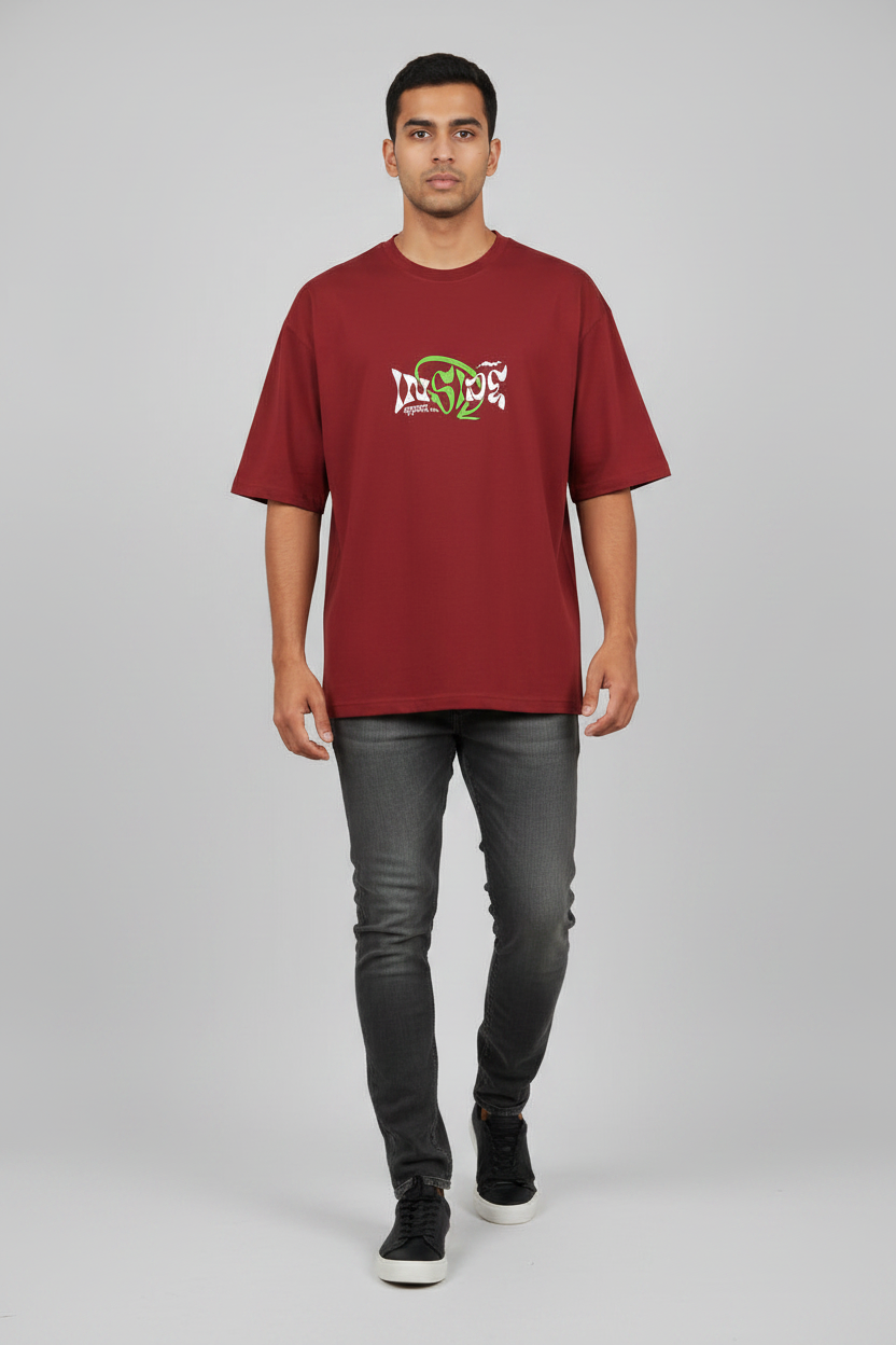 Inside Oversized Crewneck T-Shirt