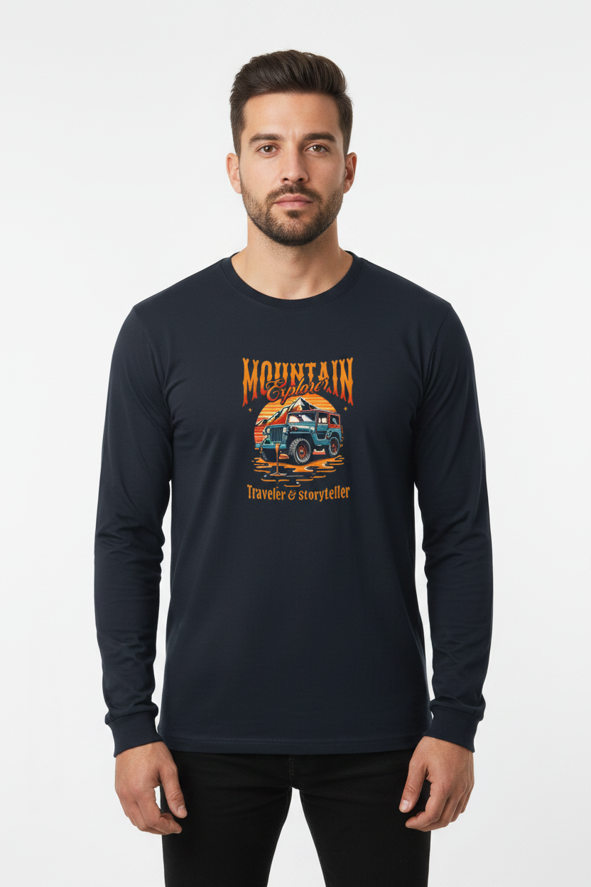 Mountain Climber Full Sleeve T-Shirt