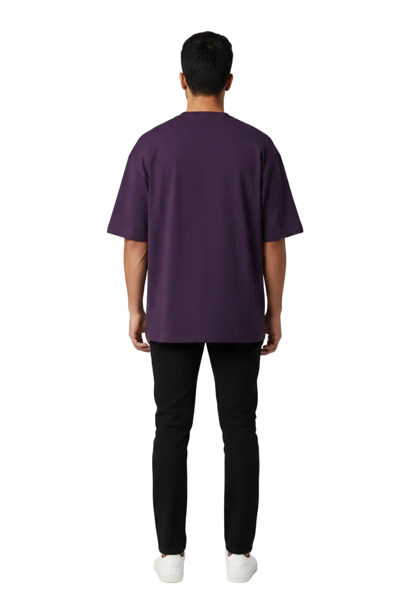 purple oversized