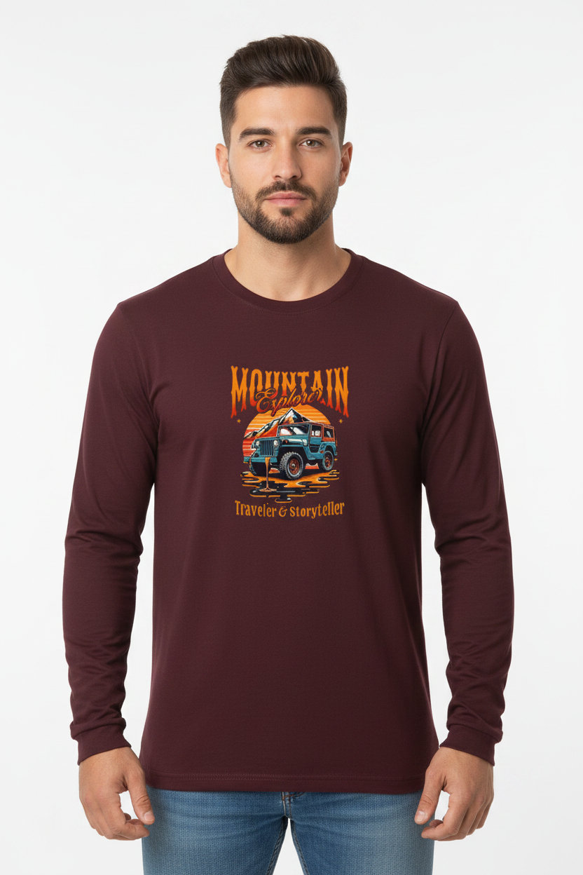 Mountain Climber Full Sleeve T-Shirt