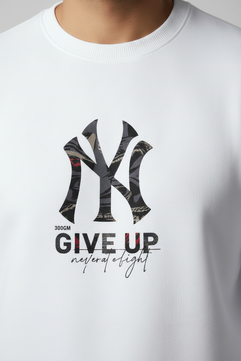 Never Give Up Sweatshirt –300 GSM