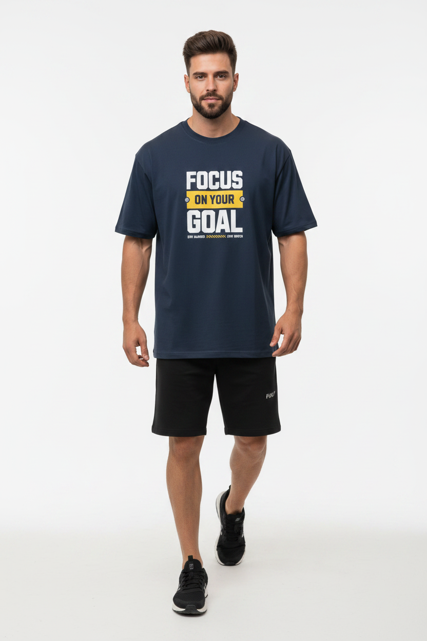 Focus On Your Goal Oversized T-Shirt