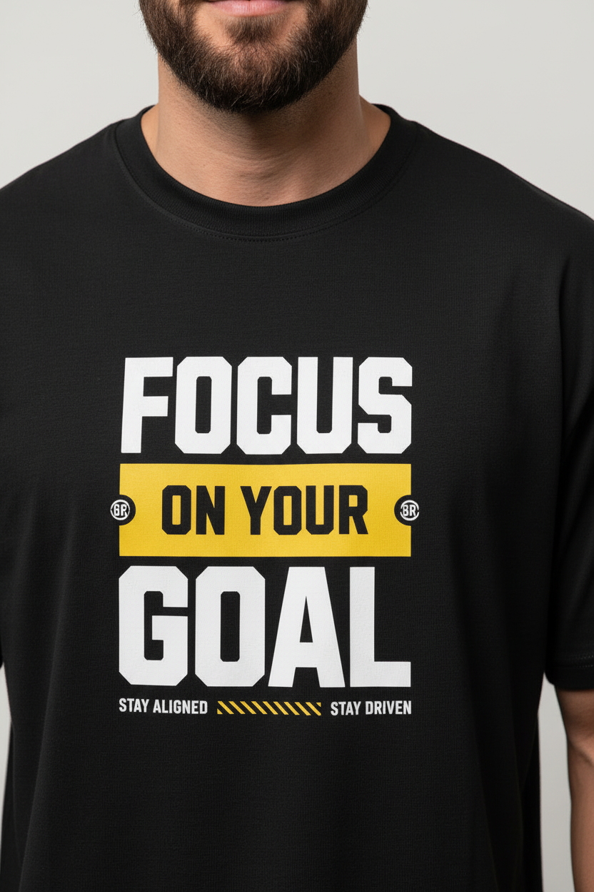 Focus On Your Goal Oversized T-Shirt