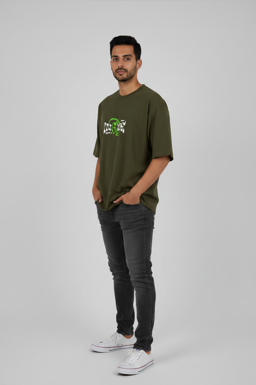 Inside Oversized Crewneck T-Shirt