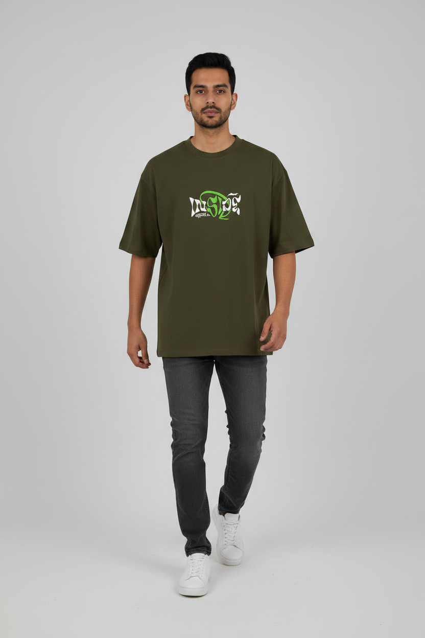 Inside Oversized Crewneck T-Shirt
