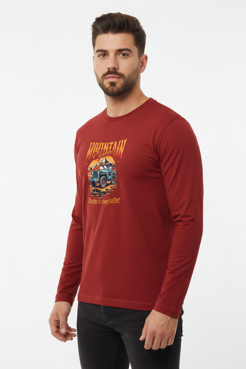 Mountain Climber Full Sleeve T-Shirt