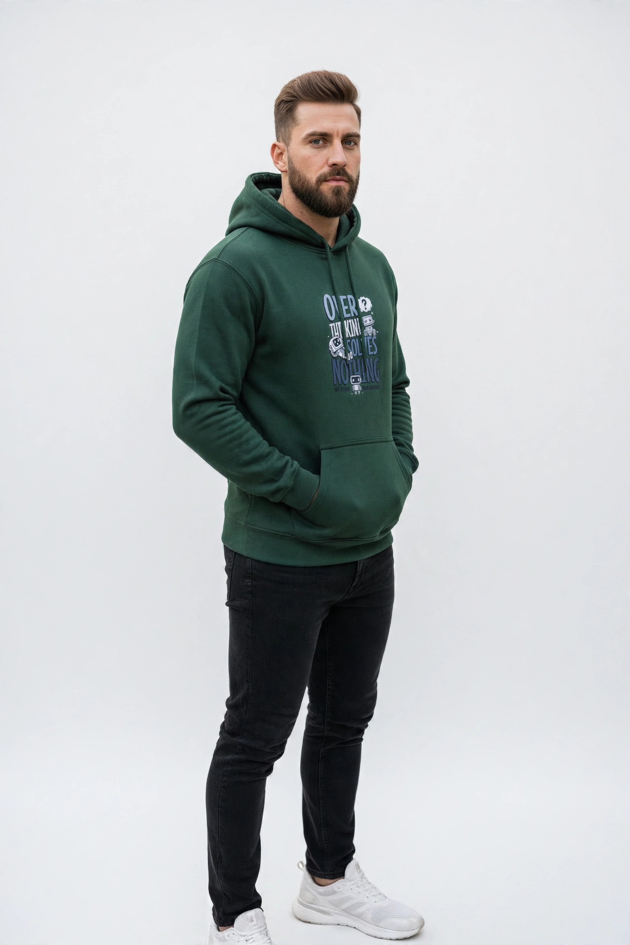 Over Thinking Solves Nothing Hoodies