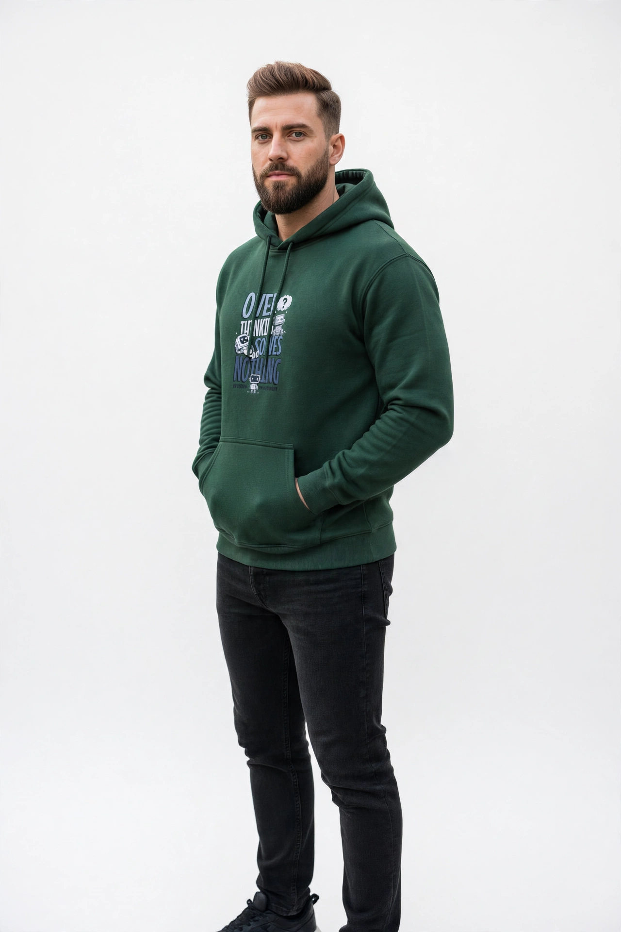 Over Thinking Solves Nothing Hoodies