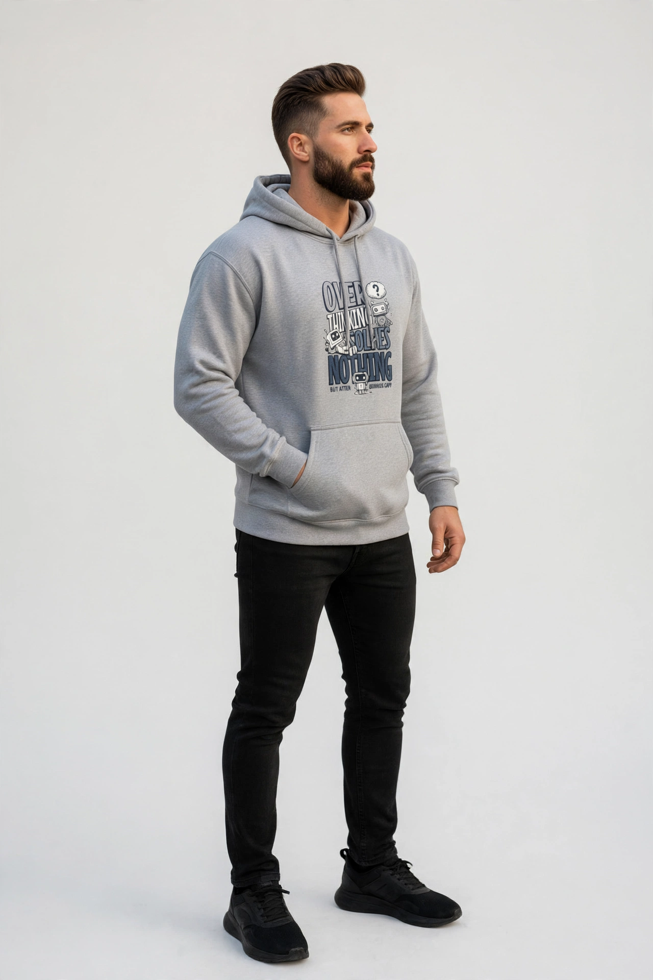 Over Thinking Solves Nothing Hoodies