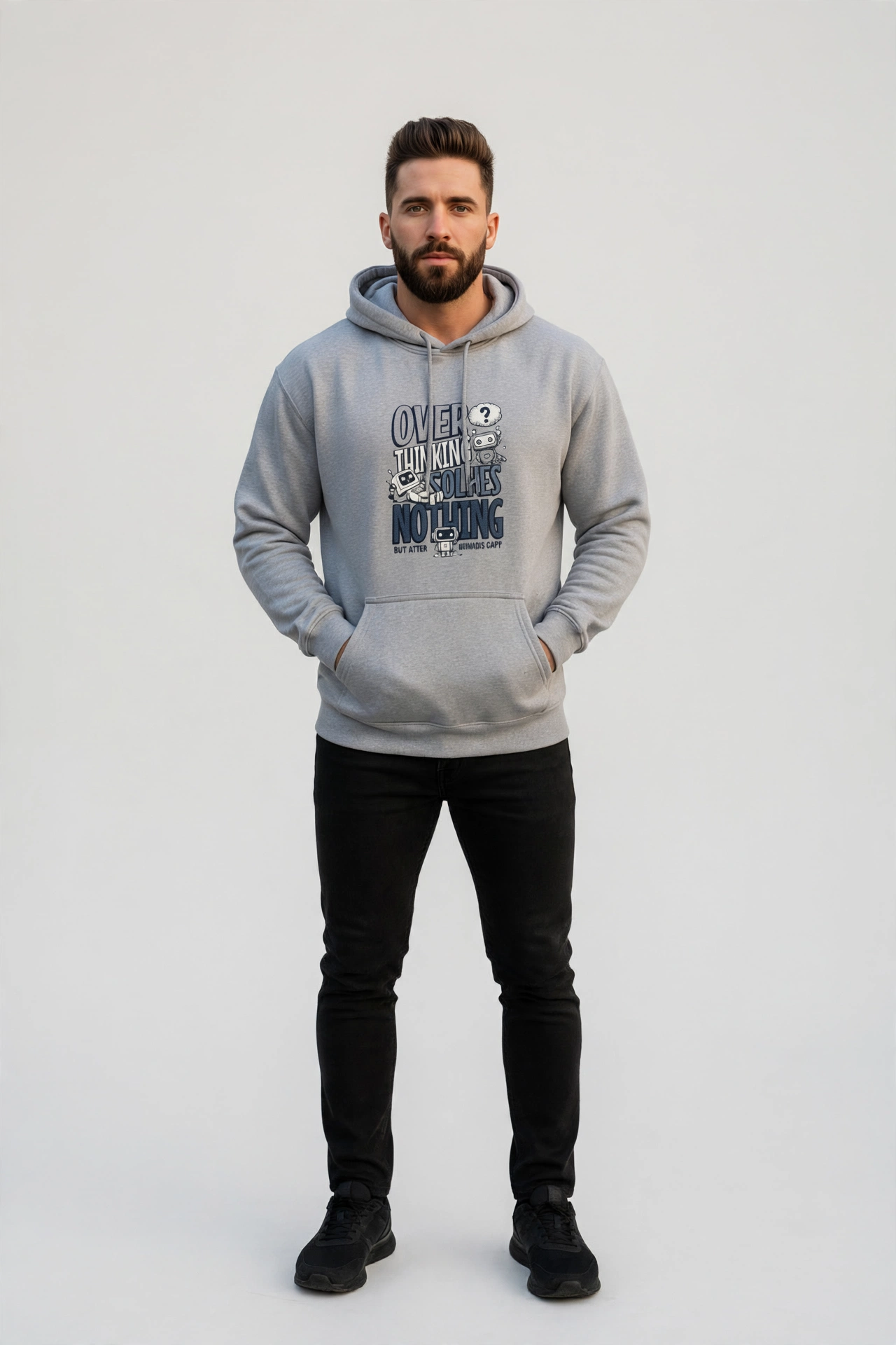 Over Thinking Solves Nothing Hoodies