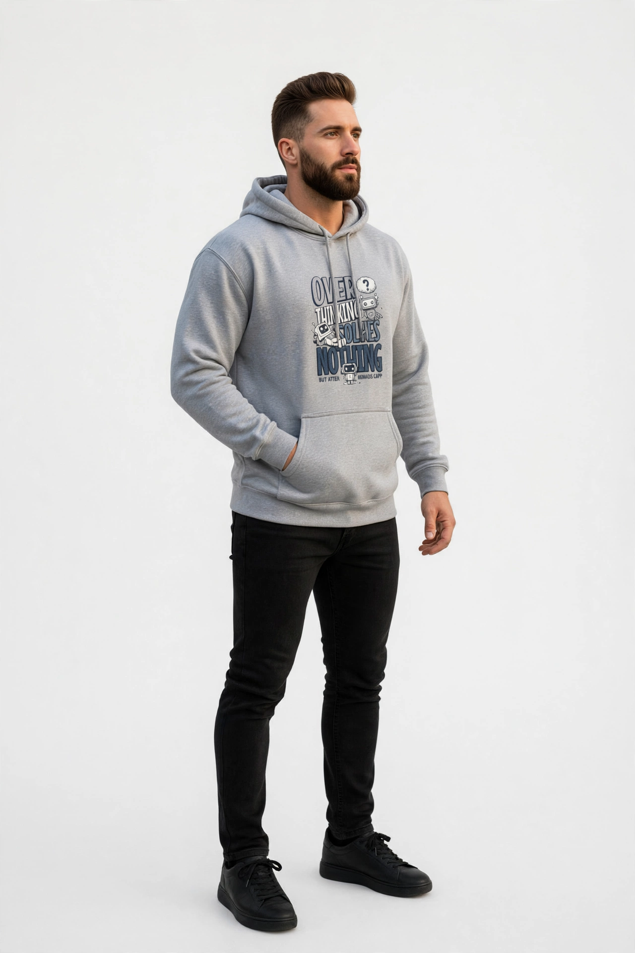 Over Thinking Solves Nothing Hoodies