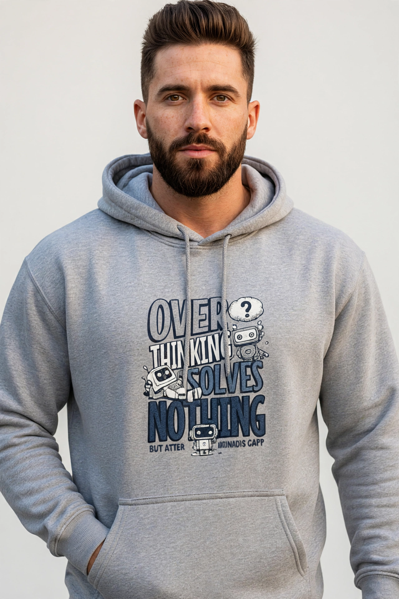Over Thinking Solves Nothing Hoodies