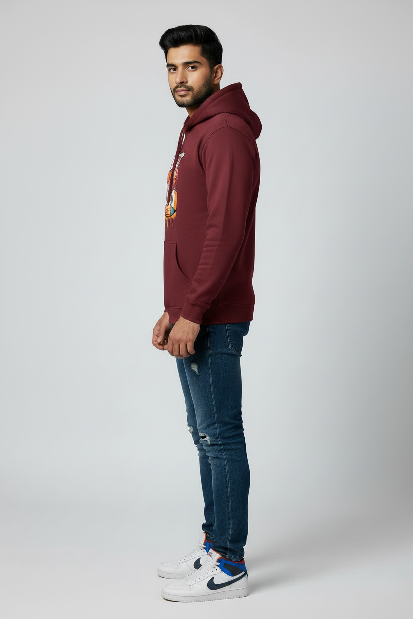 Left Side Maroon