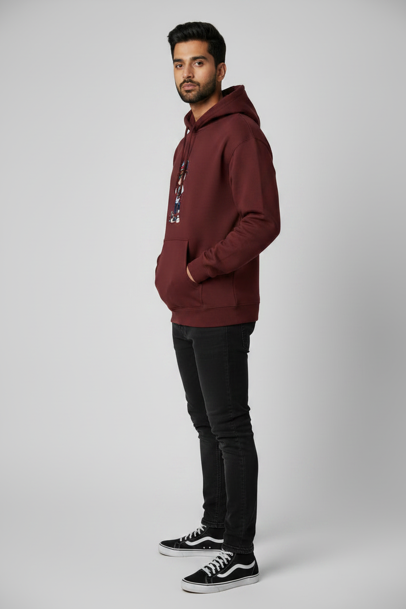 Left Side Maroon