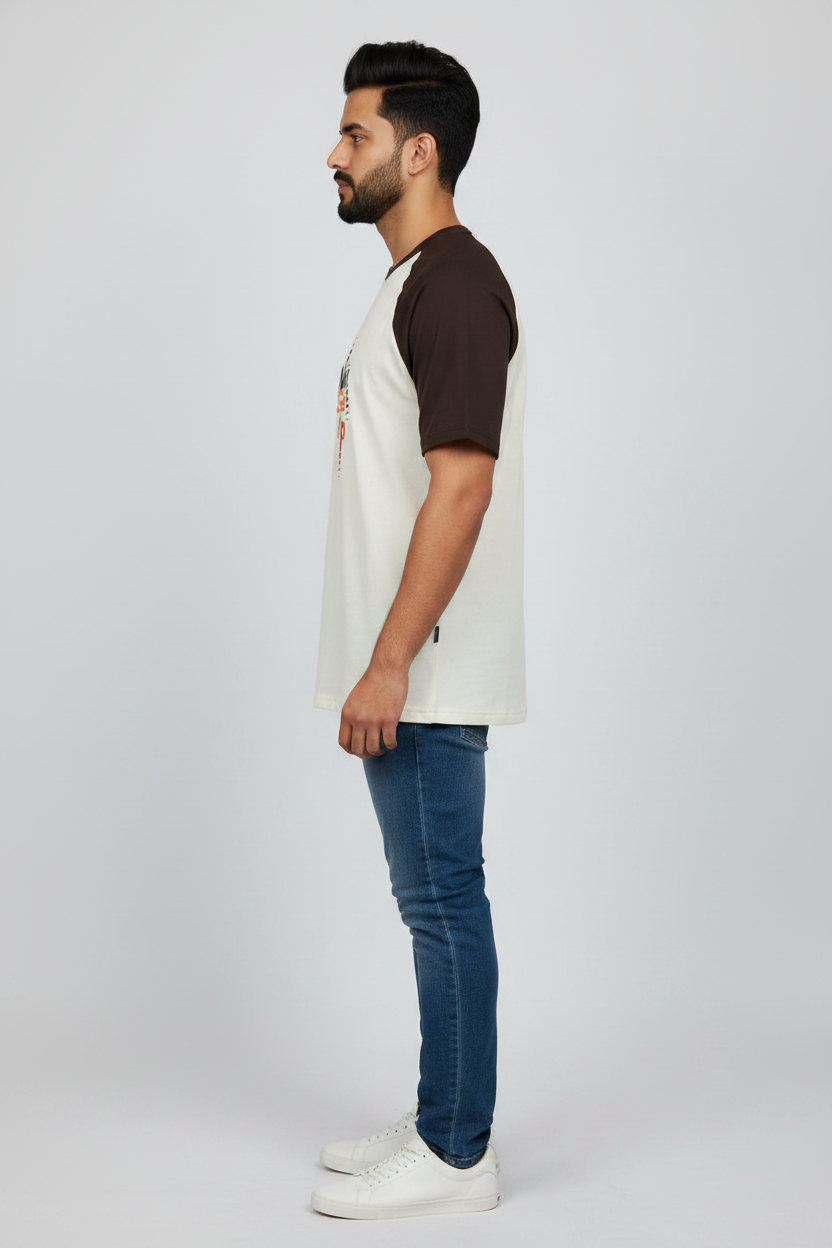 Left Side - Off-white/Brown