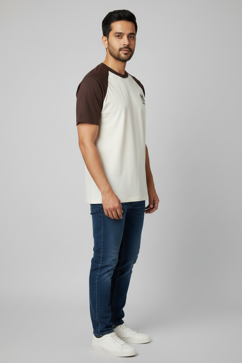 Left Side - Off-white/Brown