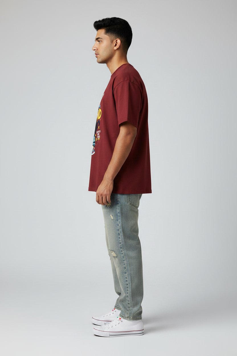 Left Side View – Brick Red