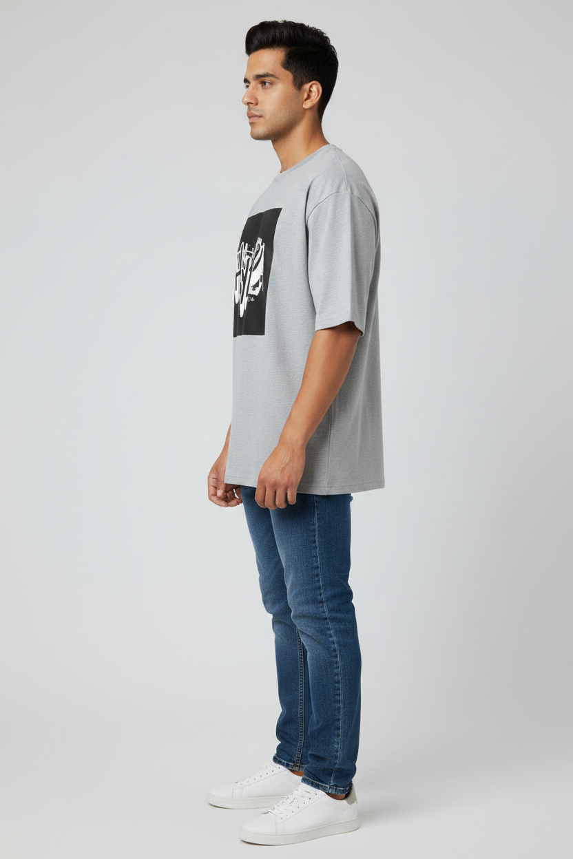 Left Side View – Grey Melange