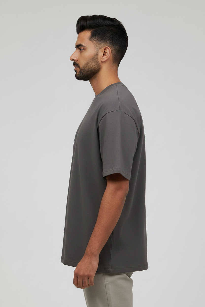 Left Side View – Grey Melange