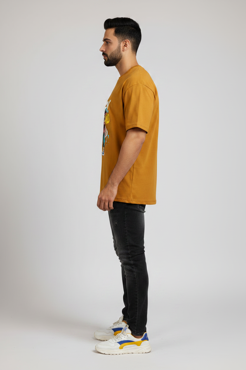 Left Side View – Mustard Yellow