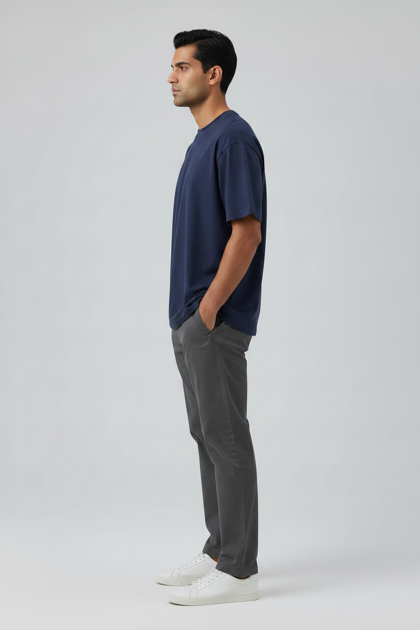 Left Side View – Navy Blue
