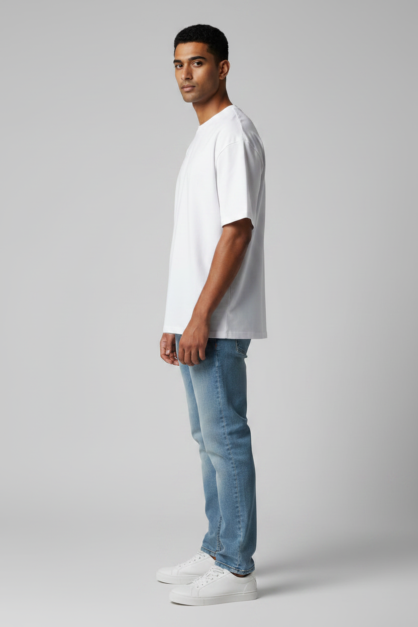 Left Side View – White