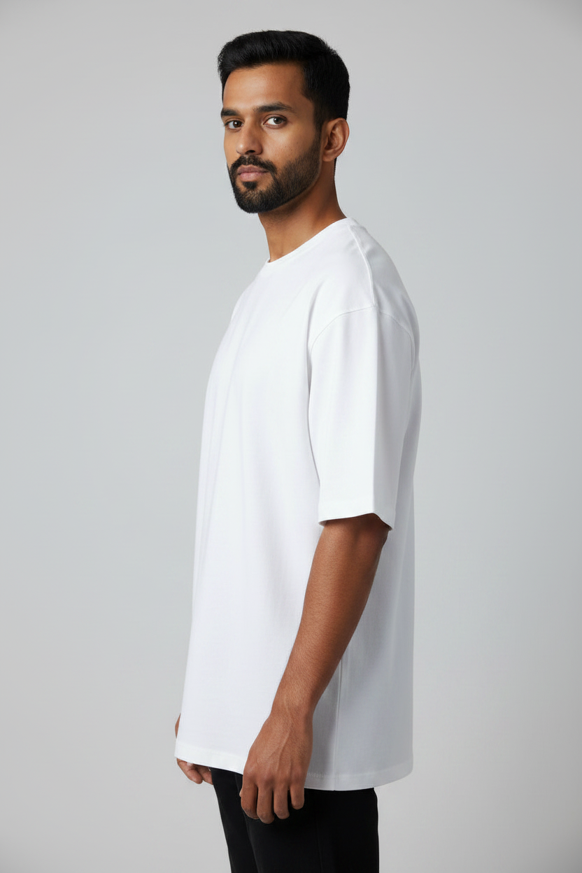 Left Side View – White