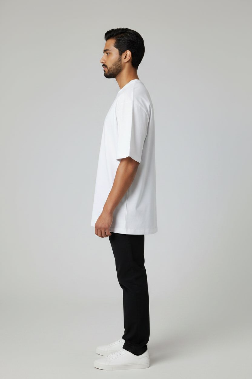 Left Side View – White