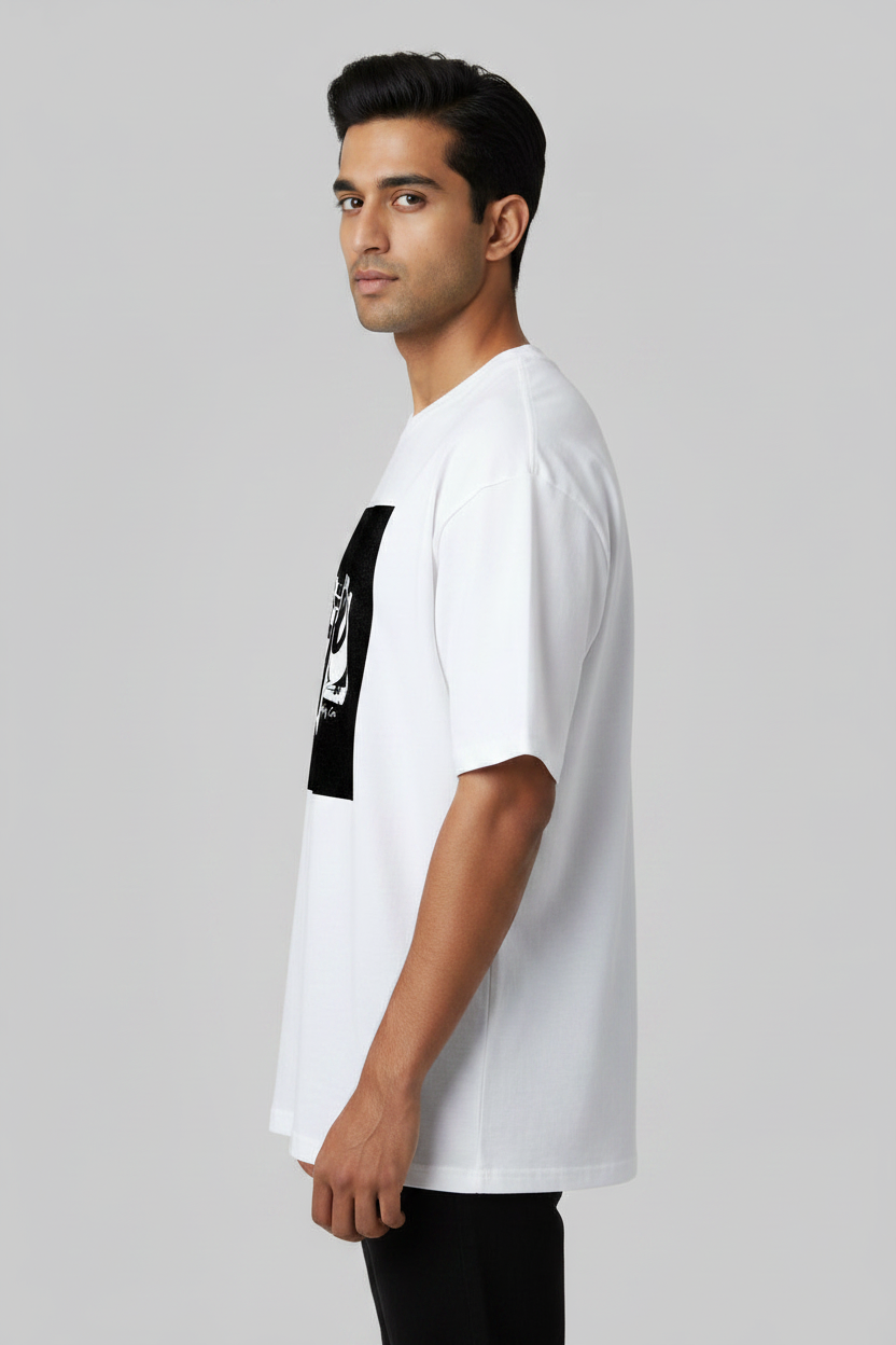 Left Side View – White