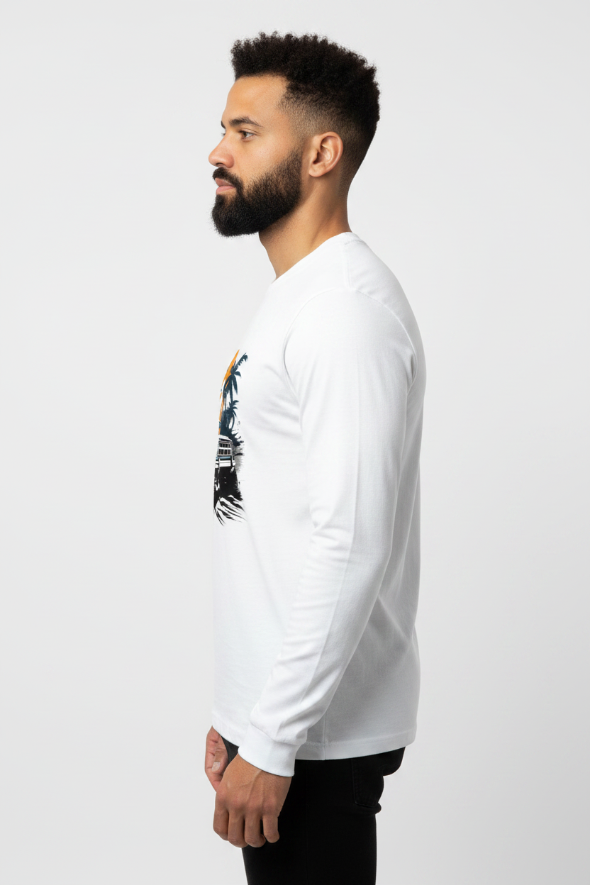 Left Side View – White