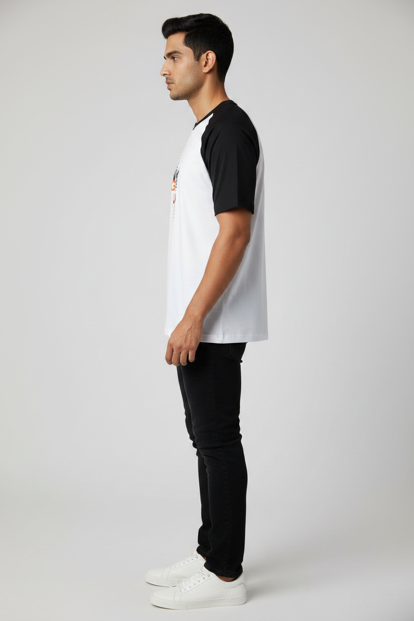 Left Side - White/Black