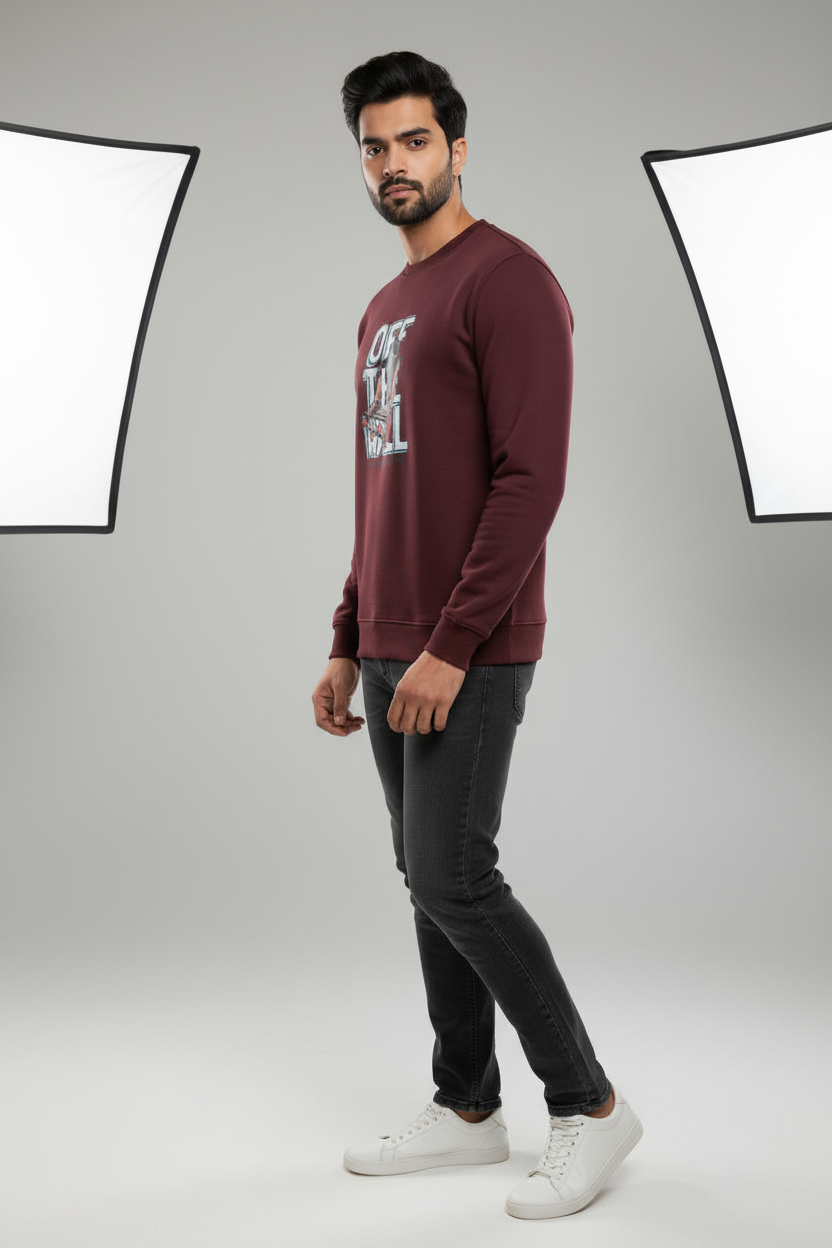 Maroon 45 Front Left