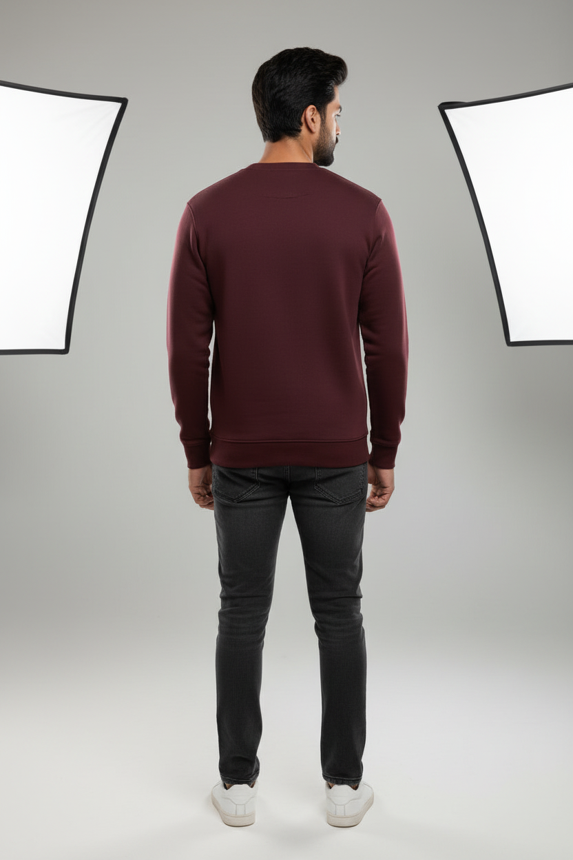 Maroon Back View