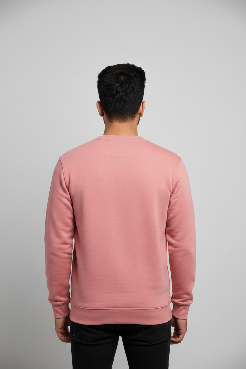 Mickey Sweatshirt Coral – Back View