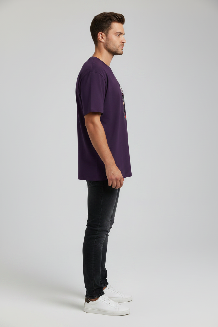 Mickey T-Shirt Purple – Right Side View