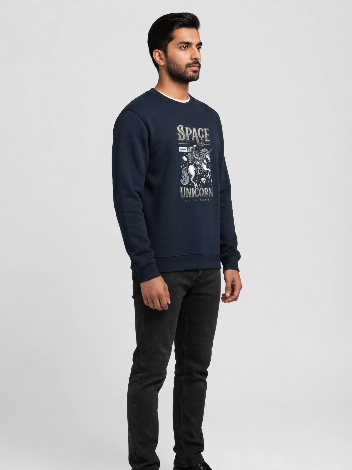 Space Unicorn Oversized Sweatshirt