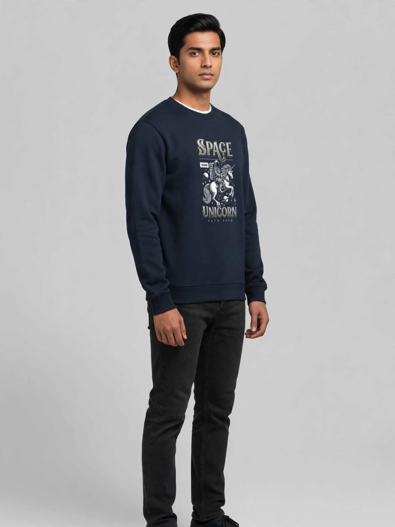 Space Unicorn Oversized Sweatshirt