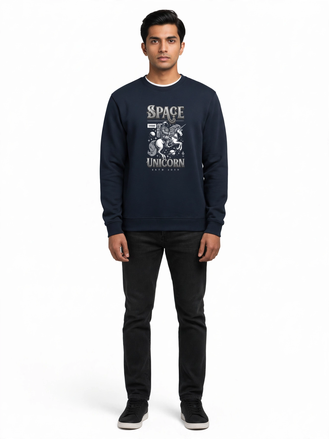 Space Unicorn Oversized Sweatshirt