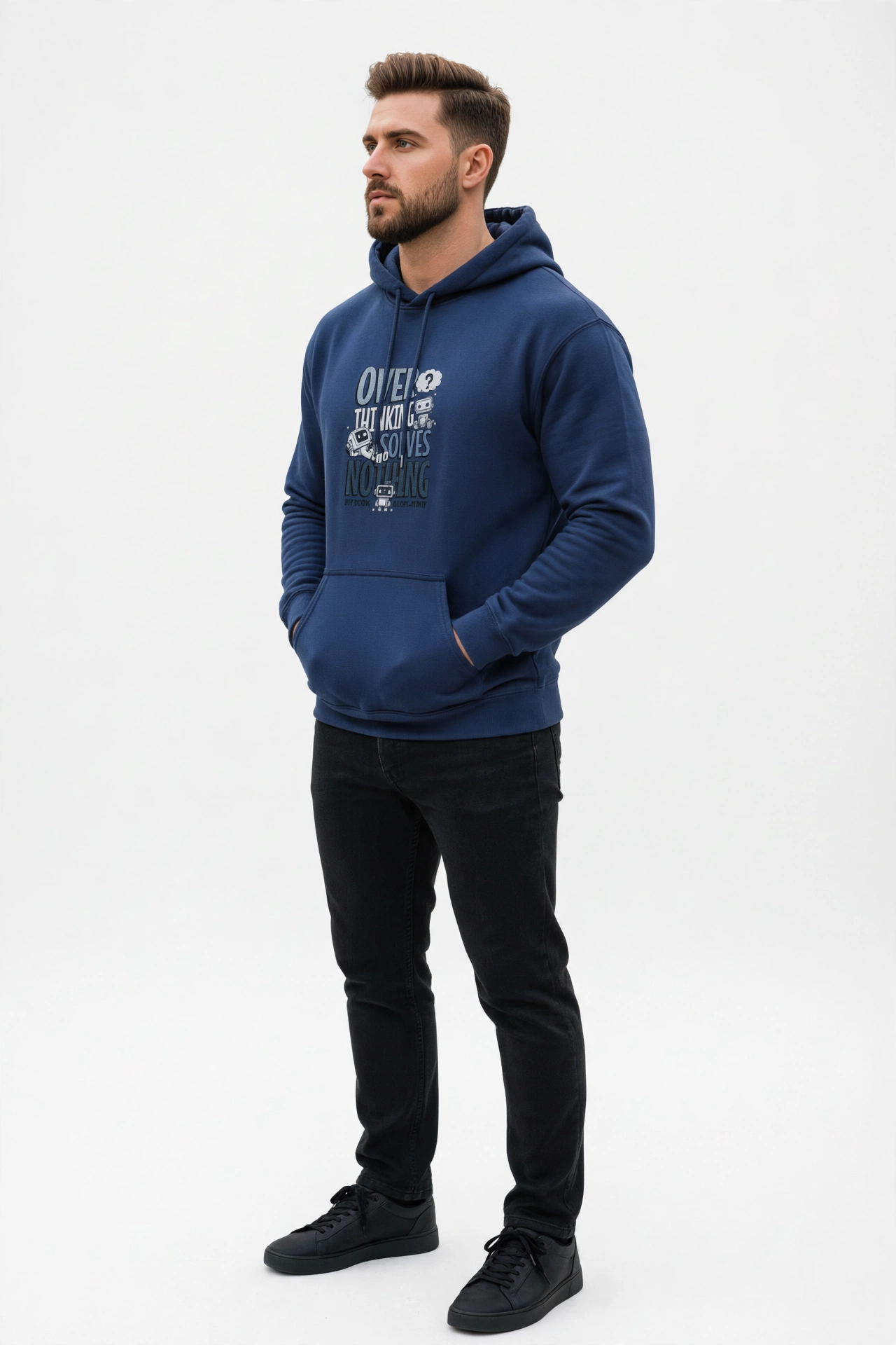 Over Thinking Solves Nothing Hoodies