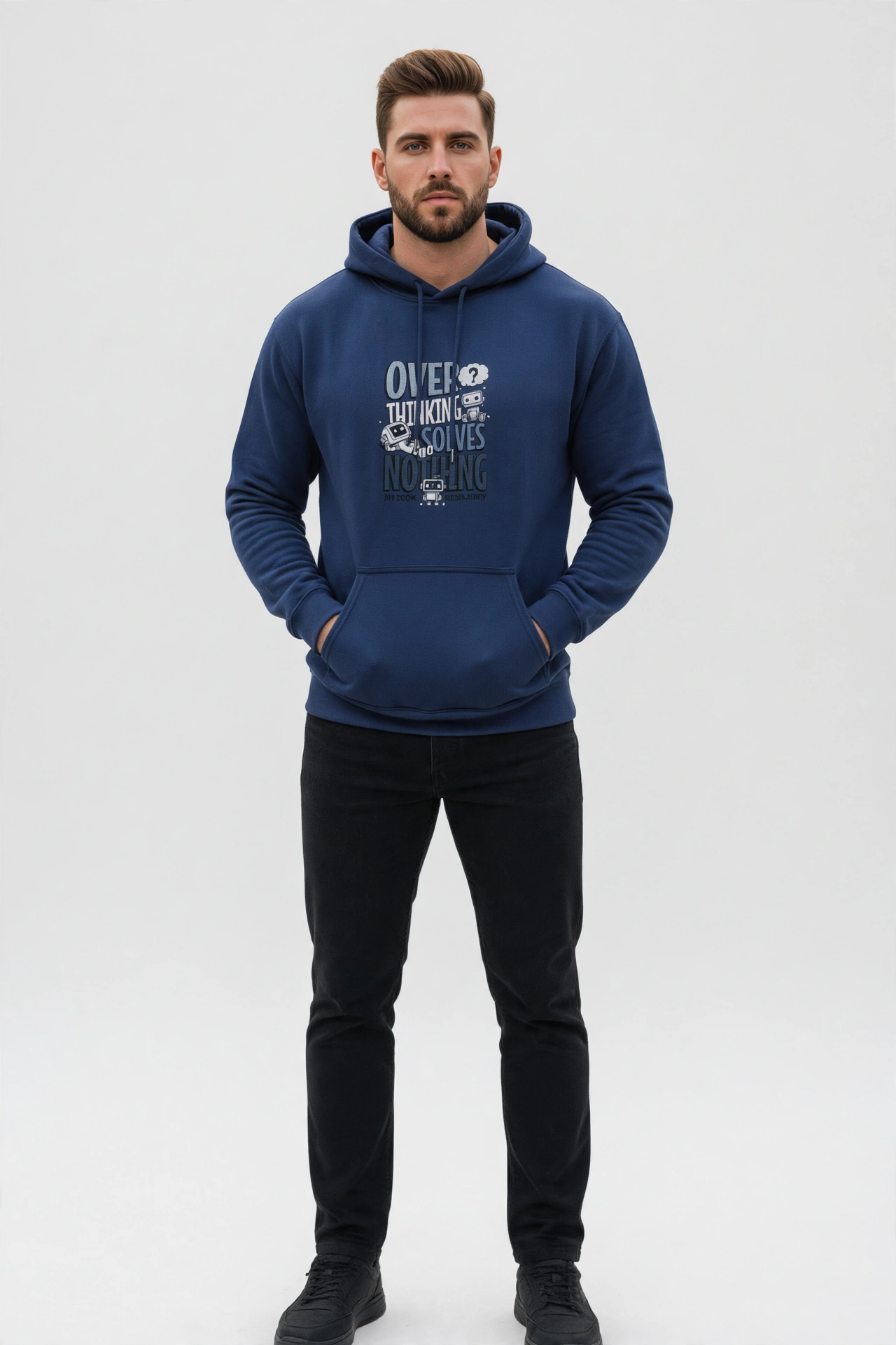 Over Thinking Solves Nothing Hoodies