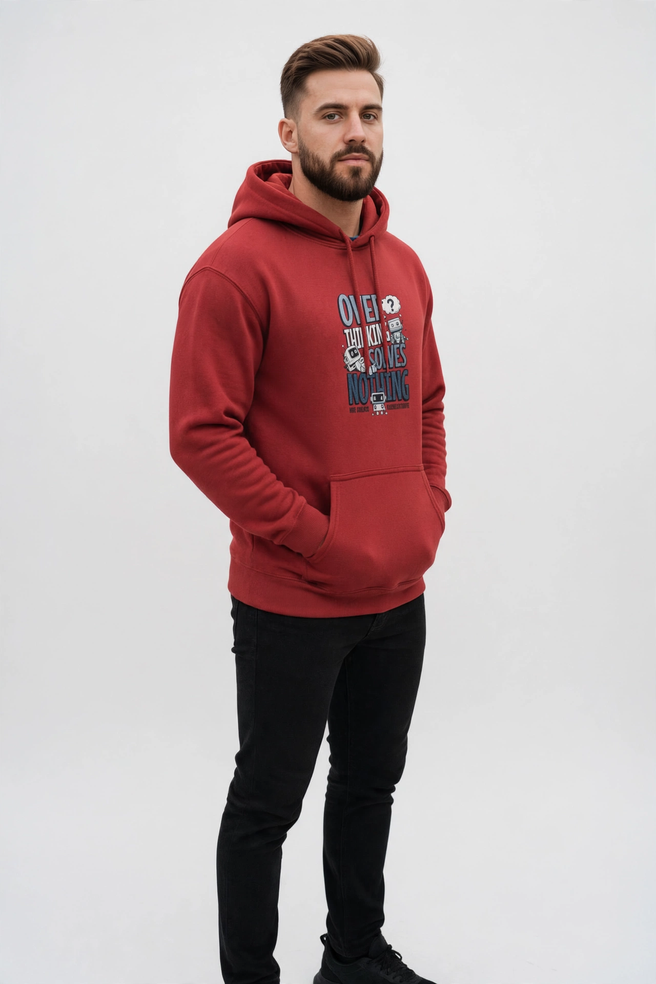 Over Thinking Solves Nothing Hoodies