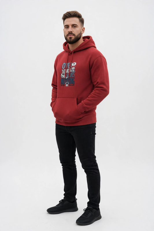 Over Thinking Solves Nothing Hoodies