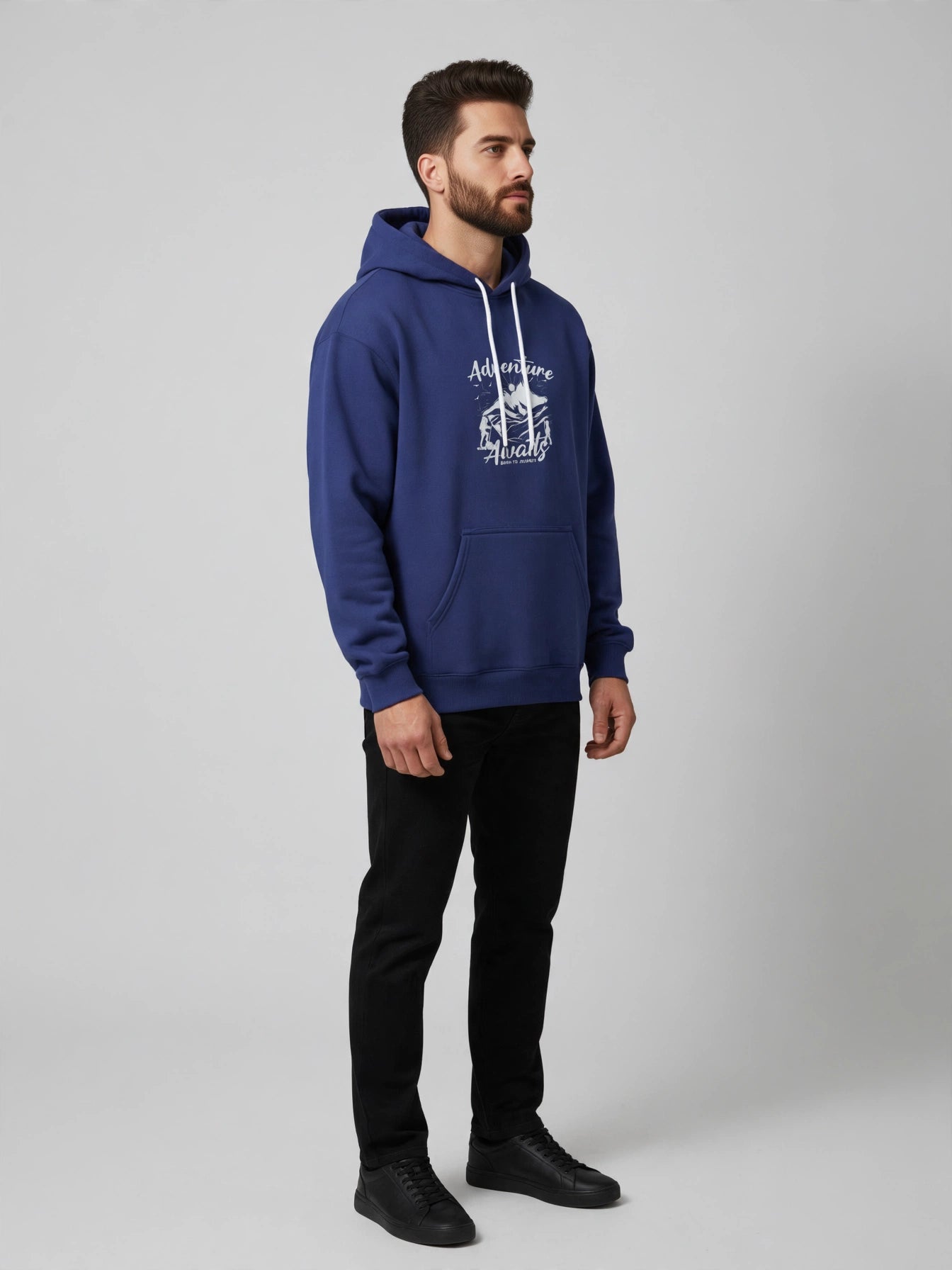 Adventure Awaits Hoodie – Premium Unisex Cotton Fleece