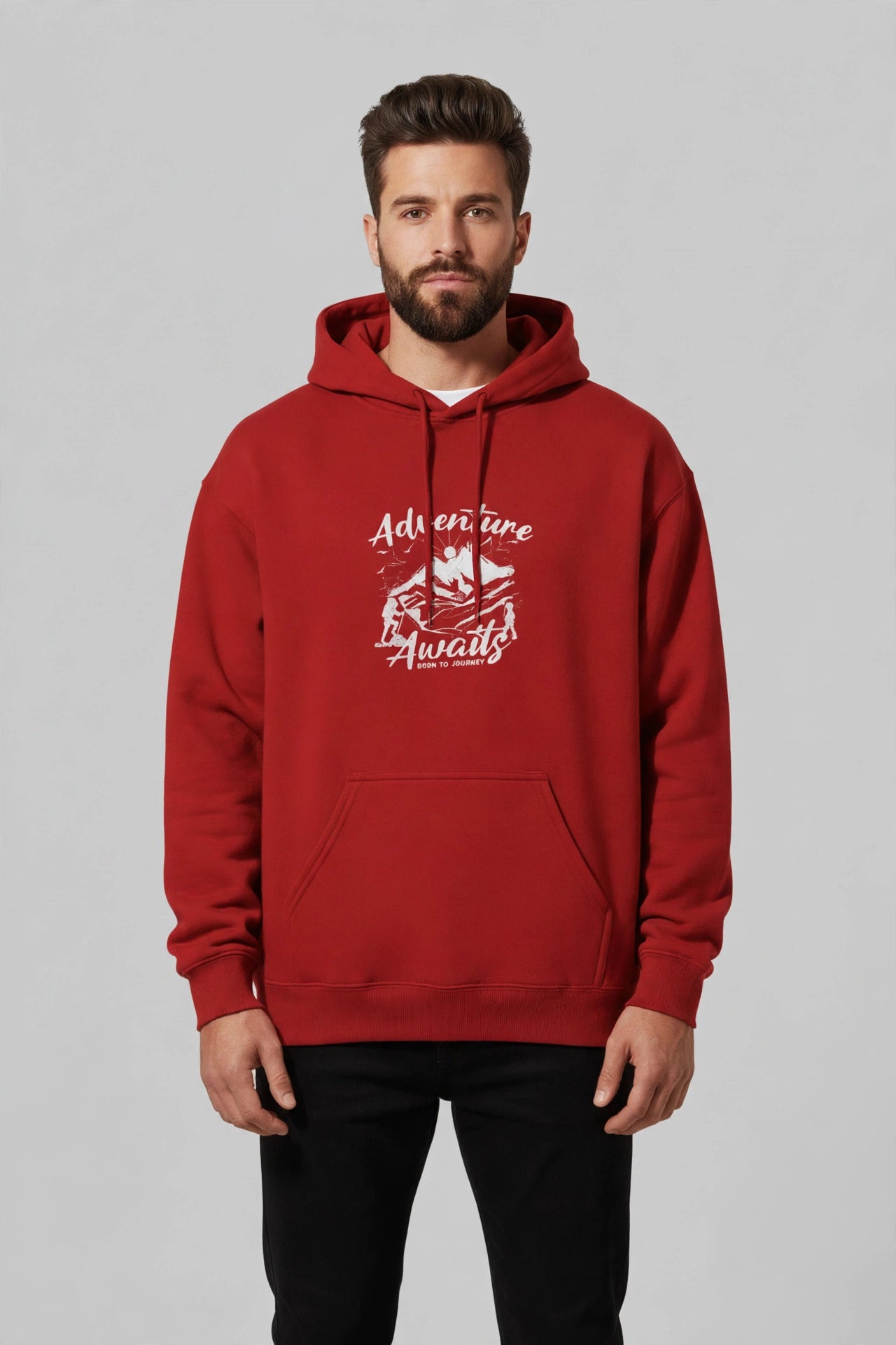 Adventure Awaits Hoodie – Premium Unisex Cotton Fleece