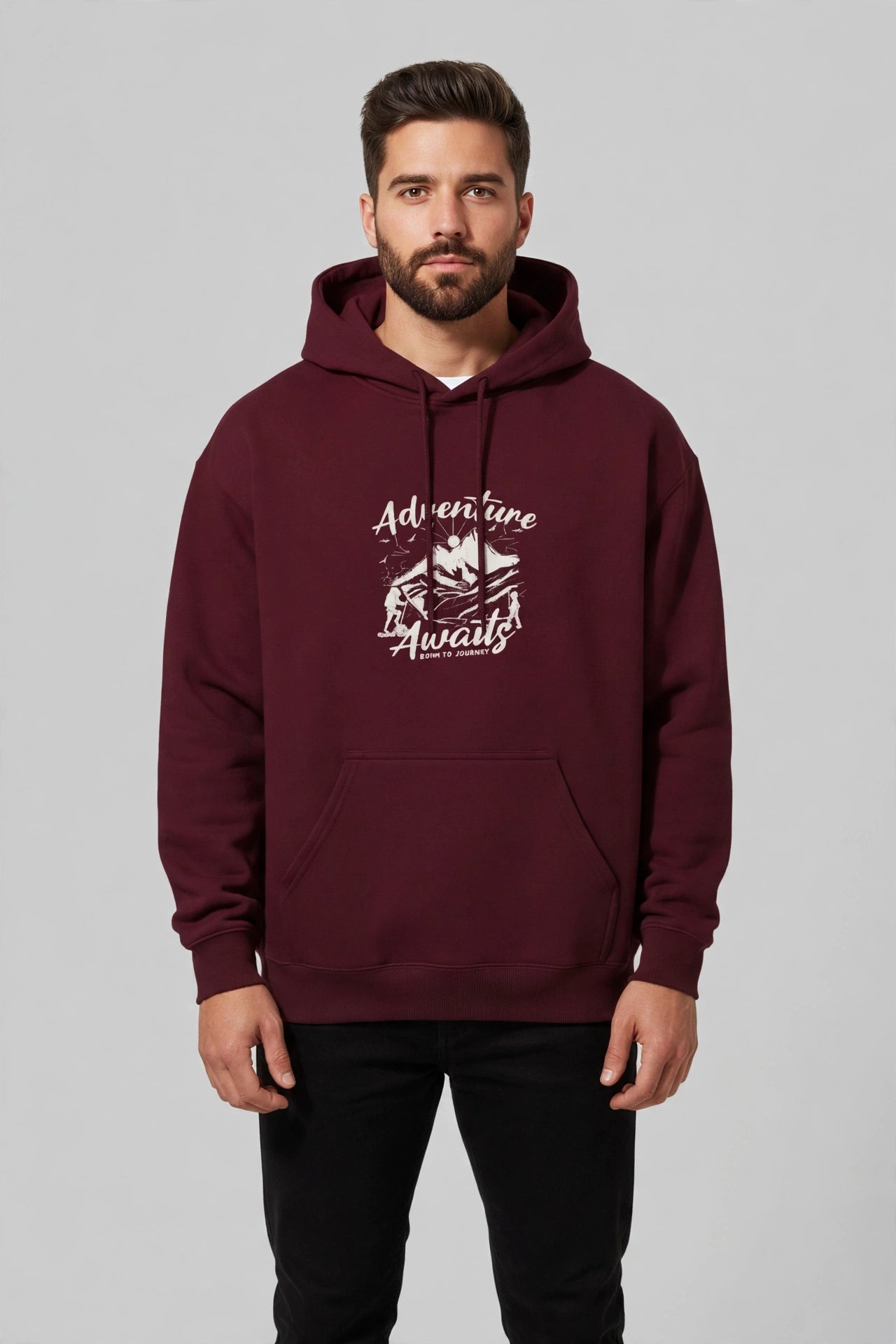 Adventure Awaits Hoodie – Premium Unisex Cotton Fleece