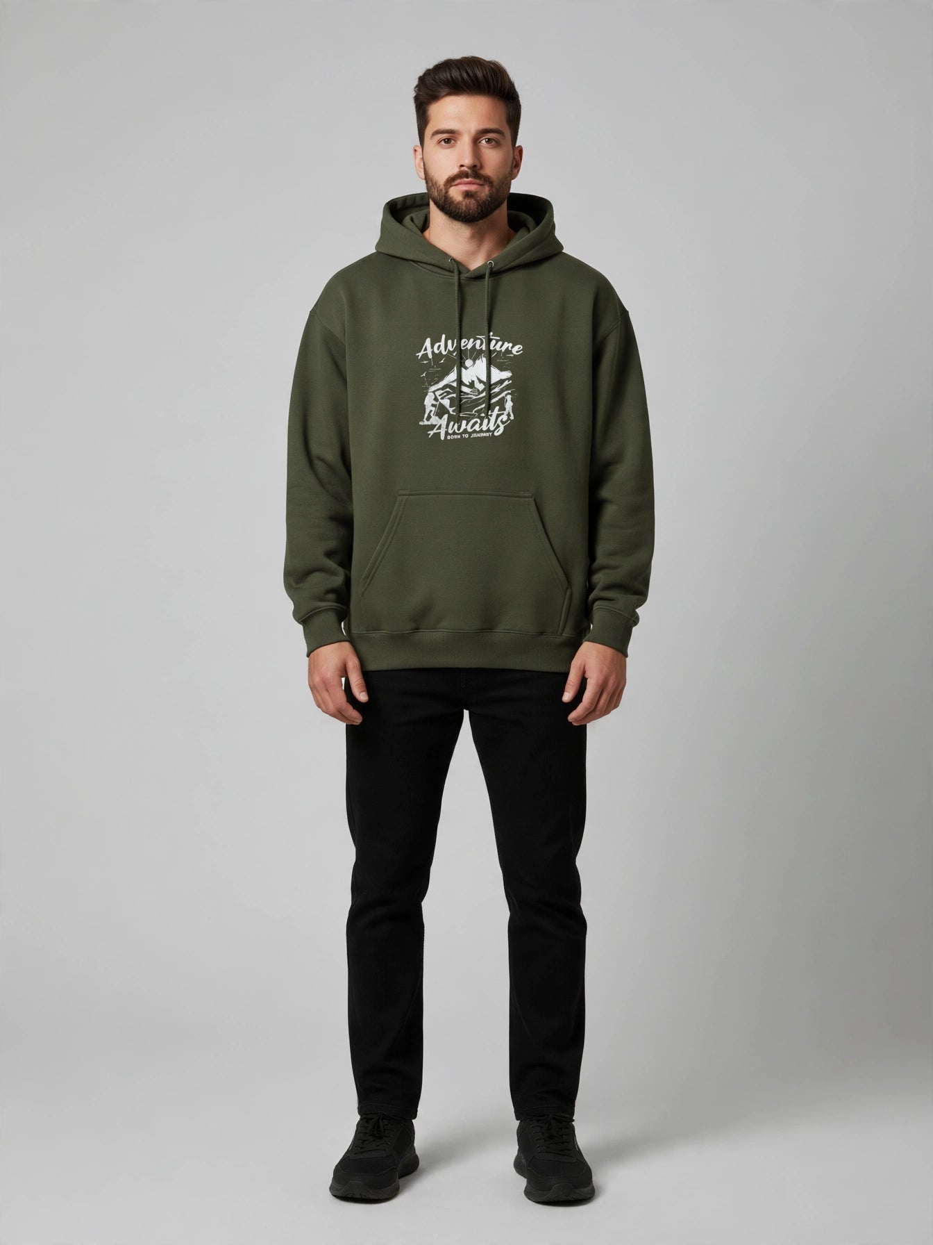 Adventure Awaits Hoodie – Premium Unisex Cotton Fleece