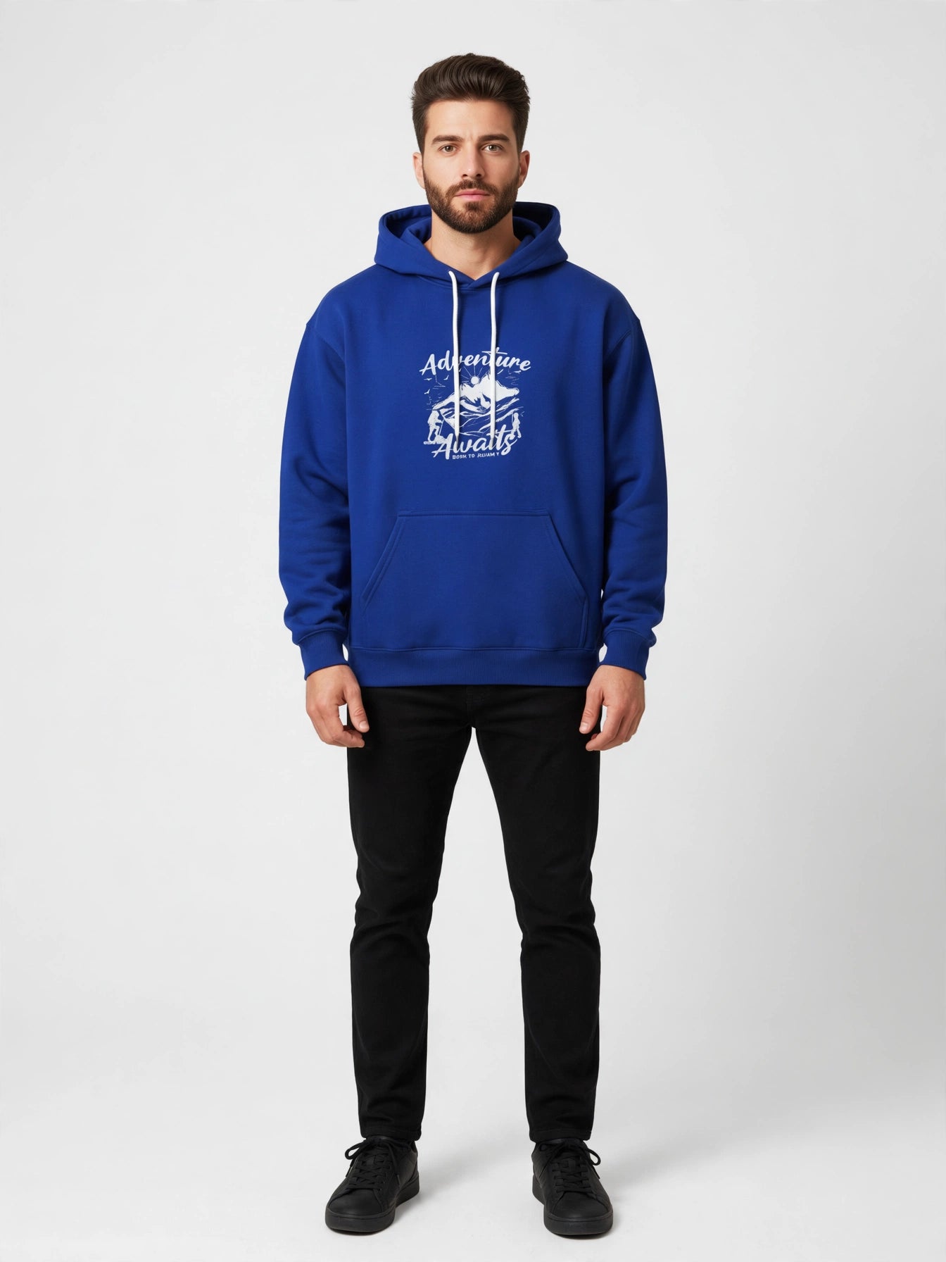 Adventure Awaits Hoodie – Premium Unisex Cotton Fleece